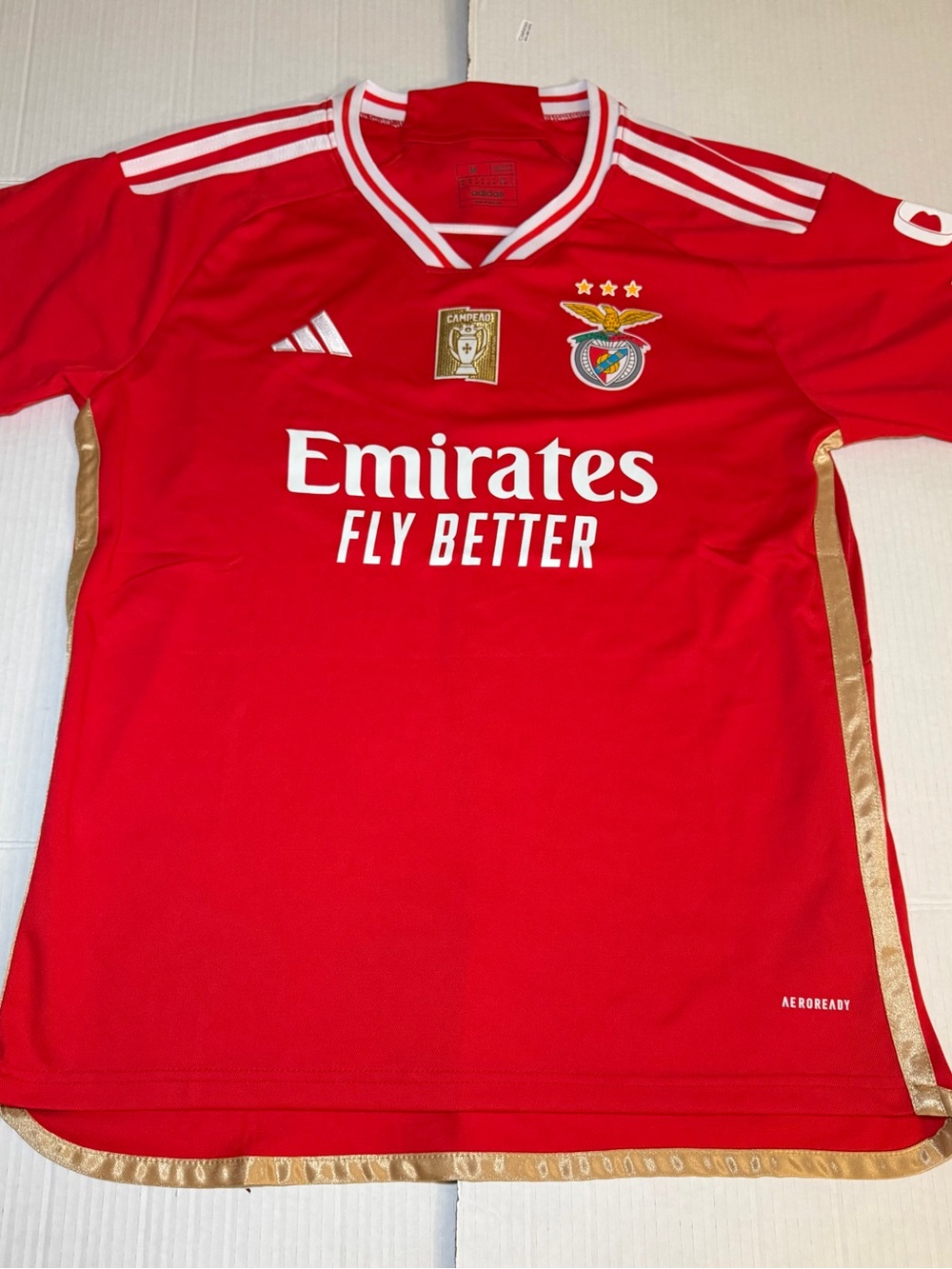 BENFICA 2023/2024 Home Football Shirt Size M Jersey Adidas